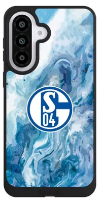 Produktbild von NIVOCASE Handyhülle für Samsung Galaxy A57 5G  Hülle NIVOpure Case Schwarz FC Schalke 04 Fanartikel Logo
