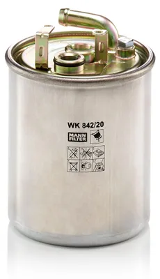 Image de Filtre à carburant MANN-FILTER WK 842/20