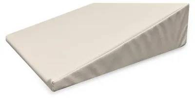 Zdjęcie produktu dla Poduszka Quirumed, wymiary 40 x 50 x 13 cm, kolor biały, ergonomiczna, wykonana z sztucznej skóry