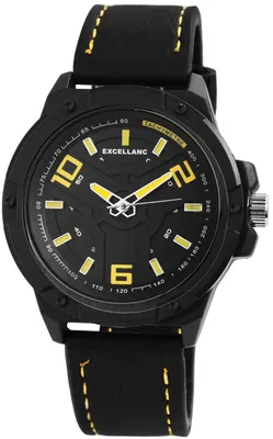 Produktbild von Herrenuhr Kunstleder EX0307 Mineralglas