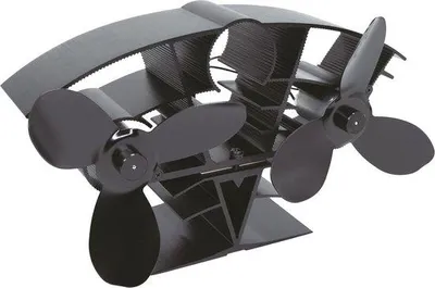 Obrázek produktu pro Ventilátor pro kamna na dřevo, tichá cirkulace teplého vzduchu