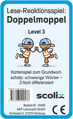 Produktbild von Lese-Reaktionsspiel: Doppelmoppel Level 3