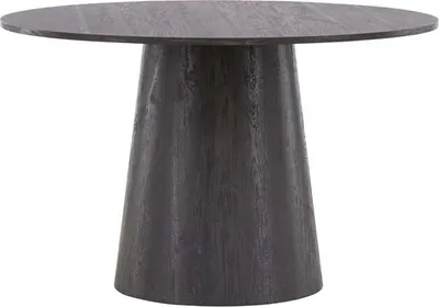 Image de Lanzo table de salle à manger Ø120cm mocca.