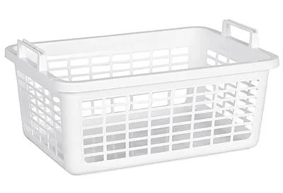 Produktbild von Lockweiler Wäschekorb 80x55x30cm 85l Kunststoff, weiß