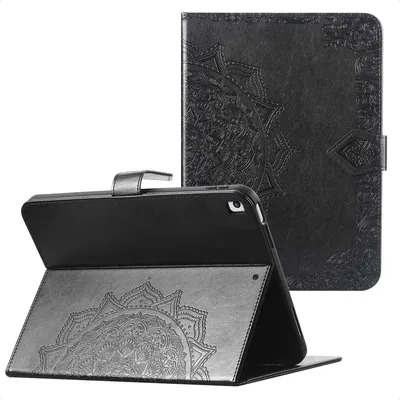 Produktbild von imoshion Mandala Klapphülle iPad 9 (2021) 10.2 Zoll / iPad 8 (2020) 10.2 Zoll / iPad 7 (2019) 10.2 Zoll - Schwarz