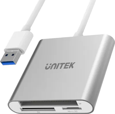 Produktbild von Unitek 3W1 Czytnik Kart Sd Micro Cf Tf Hc Xc Usb 3