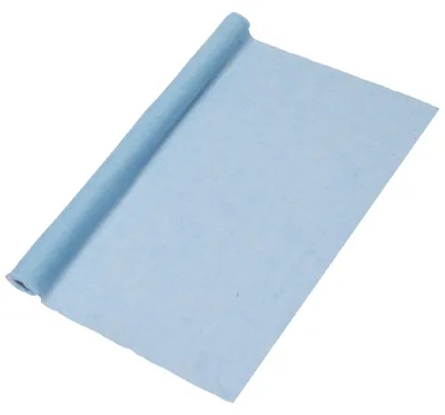 Produktbild von Hellblauer Tischläufer aus Musselin 48 cm x 5 m für die Taufe - Einheitsgröße