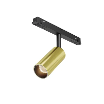 Produktbild von Maytoni  Strahler für Magnetschienen-System Exility Focus LED incl. Schwarz und Messing aus Aluminum   5W für Küche, Schlafzimmer, Wohnzimmer, Esszimmer, Lobby