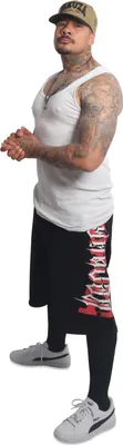 Obrázek produktu pro Yakuza Pánské teplákové šortky Game Over, černá, 3XL