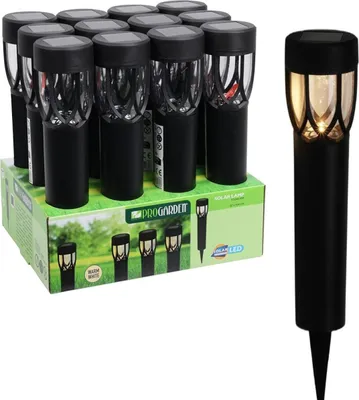 Produktbild von Solar Gartenlampe 7x40cm Warmes LED Licht Dämmerungssensor