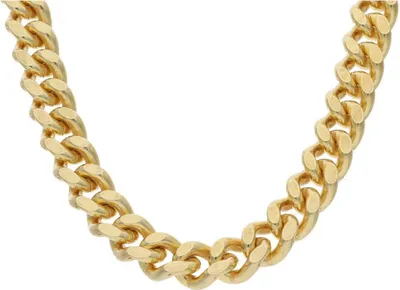 Produktbild von Panzerkette Silber 925 Gold plattiert 10 Mikron (10/1000 mm) JL39-05-0683 JuwelmaLux 70 cm