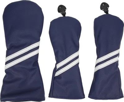 Image de Kit de protections pour têtes de bois de golf, bandes de protection pour têtes de club, housses de protection pour têtes de clubs de golf (driver), bleu