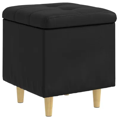 Produktbild von Sitzsack mit Stauraum, in Schwarz, aus Kunstleder