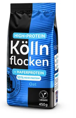 Obrázok produktu pre Kölln vysokoproteínové ovsené vločky Kölln, 450 g