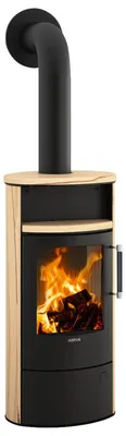 Produktbild von Justus Island 5 2.0 Kaminofen Stahl Schwarz / Sandstein