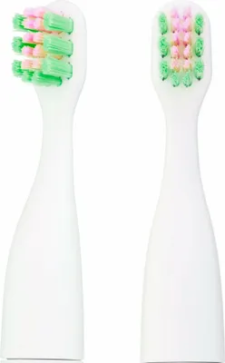Immagine prodotto di Manici di ricambio VITAMMY TOOTH FRIENDS, verde-rosa, 2 pezzi.