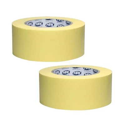 Image de Presto HPX ruban de masquage blanc 60°, 50 mm, 2x rouleau de 50m