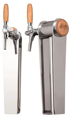 Image de Colonne biere modèle chêne nu, 1 ligne