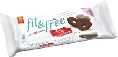 Productafbeelding van FIT&FREE Suikervrije chocoladekoekjes, 120g, NYSKA SUGARS