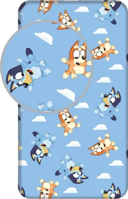 Produktbild von Bettlaken Bluey 004 90x200x25 cm
