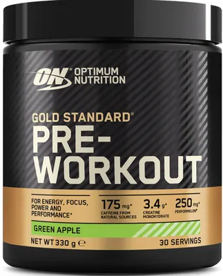 Produktbild von Optimum Nutrition Gold Standard Pre-Workout (330g) Green Apple - Pre-Workout - Pre-Workout Booster