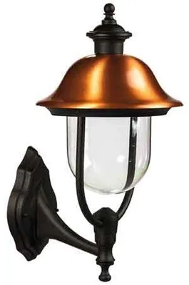 Productafbeelding van Wandlamp 'CALLIOPE UP', kleur: zwart/koper