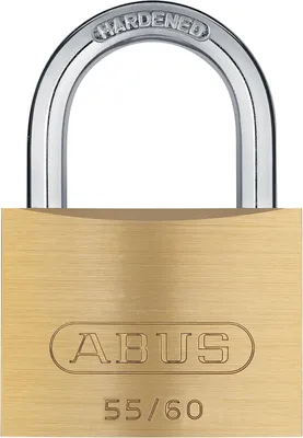 Produktbild von Abus - 55/60 60mm Messing Vorhängeschloss Gleichschließend 5601 - ABUKA02877