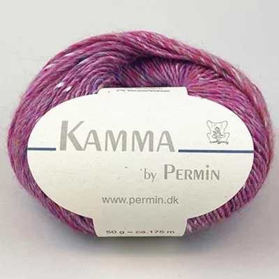 Obrázek produktu pro Kamma by Permin - Jemná příze s vlnou, alpakou, hedvábím a tvídovým efektem (31 růžová)