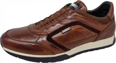 Produktbild von Pikolinos Herren Sneaker Slipper Leder Gummizug Cambil M5N-6247C1, Größe:42 EU, Farbe:Braun