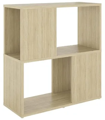 Produktbild von Bücherregal 2 Etagen offen freistehend 60x24x63 cm Braun