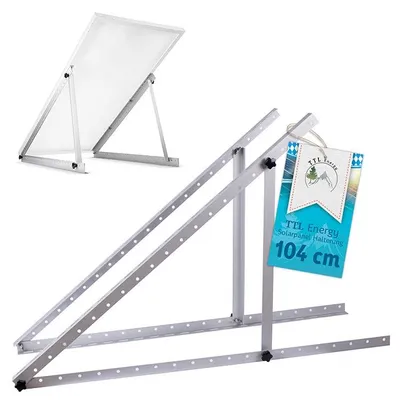 Produktbild von TTL HOME Solarmodul Halterung Alu 104cm 2er Set Balkonkraftwerk 0-90°
