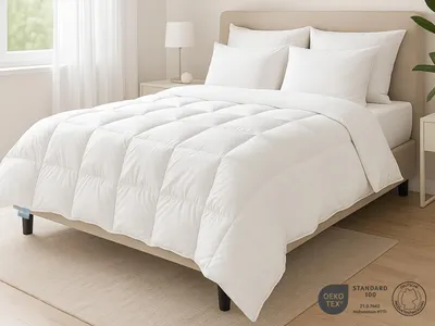 Produktbild von Hochwertige Daunendecke | warm | 155 x 220 cm | 90% Daunen / 10% Federn | Füllgewicht: 940g | XDREAM Nature