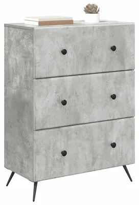 Obrázok produktu pre vidaXL Komoda, betónovo šedá, 66 x 34,5 x 90 cm, drevotrieska