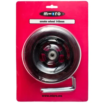 Produktbild von Micro Scooter Ersatzteil Smoked Wheel 145mm Flex