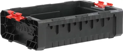 Produktbild von Werkzeugbehälter, Werkzeugkorb, Werkzeugkasten, Transportbox, Werkzeugkoffer 45 x 31 x 13 cm modulares System, PRO-Werkzeugkasten
