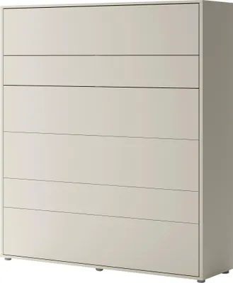 Produktbild von MIRJAN24 Wandklappbett Bed-Concept BC-13 180x200 Vertical, Stilvoll Funktionsbett, Modernes Schrankbett (Farbe: Cashmere)