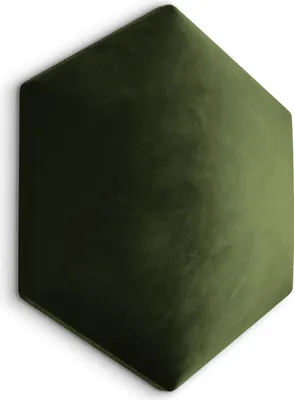 Immagine prodotto di Muralo Pannello tappezzeria HEXAGON cuscino da parete cuscino da parete testata letto pannello da parete Magic Velvet Khaki 2295 26cm x 30cm