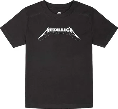 Produktbild von Metallica T-Shirt Uni Metal-Kids - Logo schwarz 104