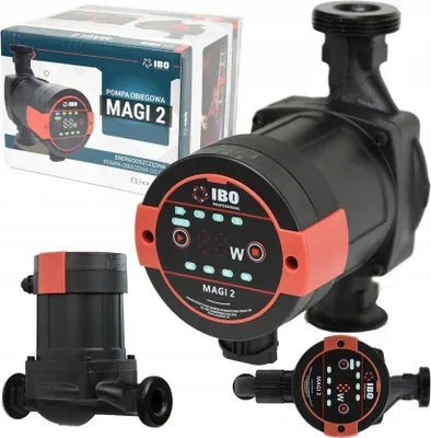Zdjęcie produktu dla IBO | Pompa obiegowa MAGI 2 - 32-80/180 - czarna - elektroniczna regulacja - wysoka efektywność