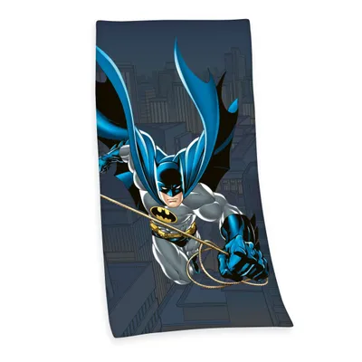 Produktbild von Herding Batman Velours-Handtuch Comic 70 x 140 cm