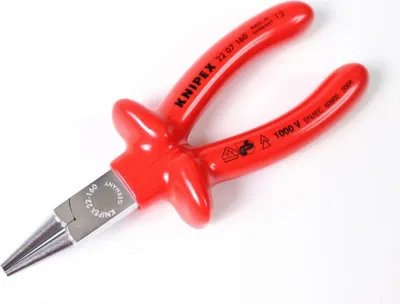 Immagine prodotto di KNIPEX VDE Pinza a becchi tondi 2207160 Pinza a becchi tondi 1000 V Volt Elettricista isolata Elettrica