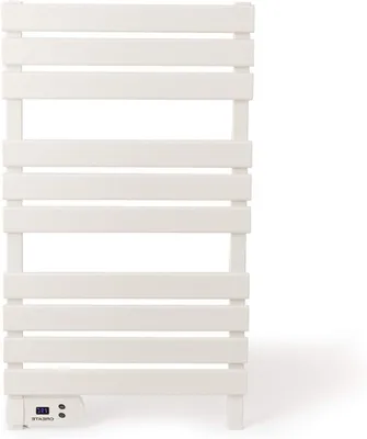 Productafbeelding van Elektrisch Handdoekrek - Handdoekdroger Kledingwarmer - Badkamer Verwarming - Energiebesparend Comfort - 50 x 55 x 955 cm - Wit