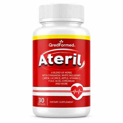 Obrázok produktu pre Ateril – Denná podpora kardiovaskulárneho zdravia, vitality a rovnováhy – 30 kapsúl