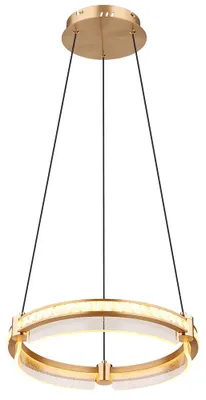 Produktbild von LED Pendellampe, Kristalle, dimmbar, Fernbedienung, H 120 cm