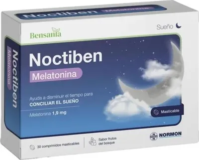 Produktbild von Bensania Noctiben Melatonin 30 Tablets
