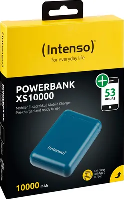 Productafbeelding van Intenso 7313537 PETROL Intenso Powerbank XS10000 petrol 10000 mAh inkl. USB-A to Type-C