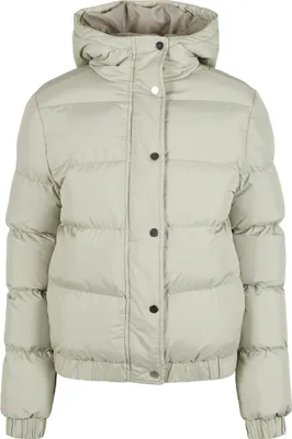 Immagine prodotto di Urban Classics - Donna con cappuccio Puffer Winterjacke salvia - L