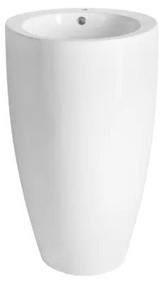 Obrázek produktu pro Keramické umyvadlo, volně stojící, 50x84cm, bílé