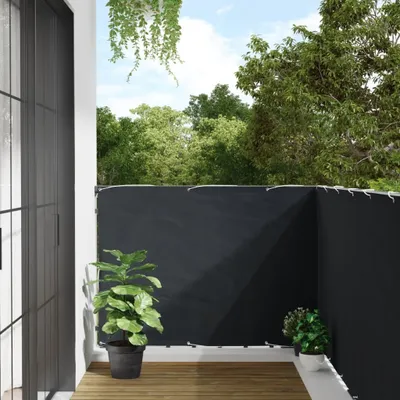 Produktbild von Möbel Balkon-Sichtschutz Anthrazit 500x120 cm PVC - Metallzäune &15791
