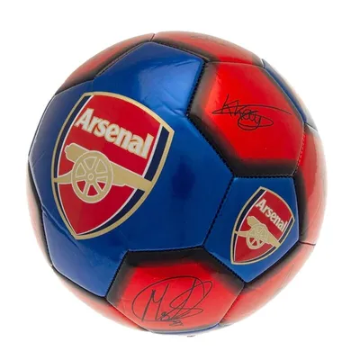 Produktbild von Arsenal FC - Fußball mit Unterschriften RD3619 (5) (Weiß/Rot/Blau)